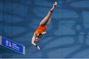 13 May 2021; Tanya Watson of Ireland competing in the 10m platform dive event during day 4 of the LEN European Aquatics Championships at the Duna Arena in Budapest, Hungary. Photo by Andre Weening/Sportsfile