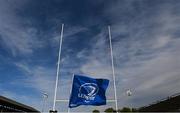 14 May 2021; A flag blows in the wind prior to the Guinness PRO14 Rainbow Cup match between Leinster and Ulster at the RDS Arena in Dublin. Photo by Ramsey Cardy/Sportsfile