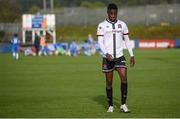 14 May 2021; Junior Ogedi-Uzokwe of Dundalk following the SSE Airtricity League Premier Division match between Finn Harps and Dundalk at Finn Park in Ballybofey, Donegal. Photo by Stephen McCarthy/Sportsfile