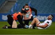 14 May 2021; Rob Herring of Ulster receives treatment during the Guinness PRO14 Rainbow Cup match between Leinster and Ulster at the RDS Arena in Dublin. Photo by David Fitzgerald/Sportsfile