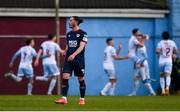 14 May 2021; Ronan Coughlan of St Patrick's Athletic reacts after his side concede their second goal during the SSE Airtricity League Premier Division match between Drogheda United and St Patrick's Athletic at Head in the Game Park in Drogheda, Louth. Photo by Ben McShane/Sportsfile