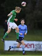 14 May 2021; Jonas Häkkinen of Cork City in action against Colm Whelan of UCD during the SSE Airtricity League First Division match between UCD and Cork City at UCD Bowl in Belfield, Dublin. Photo by Piaras Ó Mídheach/Sportsfile