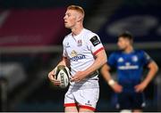 14 May 2021; Nathan Doak of Ulster during the Guinness PRO14 Rainbow Cup match between Leinster and Ulster at the RDS Arena in Dublin. Photo by Ramsey Cardy/Sportsfile