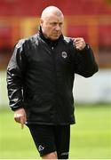 15 May 2021; Galway Women coach Dave Bell  before the SSE Airtricity Women's National League match between Shelbourne and Galway Women at Tolka Park in Dublin. Photo by Harry Murphy/Sportsfile