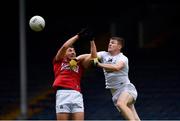 15 May 2021; Paul Walsh of Cork is tackled by Kevin Feely of Kildare during the Allianz Football League Division 2 South Round 1 match between Cork and Kildare at Semple Stadium in Thurles, Tipperary. Photo by Ray McManus/Sportsfile