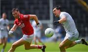 15 May 2021; Cathail O'Mahony of Cork in action against Mark Dempsey of Kildare during the Allianz Football League Division 2 South Round 1 match between Cork and Kildare at Semple Stadium in Thurles, Tipperary. Photo by Ray McManus/Sportsfile