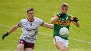15 May 2021; Killian Spillane of Kerry in action against Liam Silke of Galway during the Allianz Football League Division 1 South Round 1 match between Kerry and Galway at Austin Stack Park in Tralee, Kerry. Photo by Brendan Moran/Sportsfile