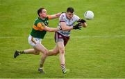 15 May 2021; Damien Comer of Galway in action against Tadhg Morley of Kerry during the Allianz Football League Division 1 South Round 1 match between Kerry and Galway at Austin Stack Park in Tralee, Kerry. Photo by Brendan Moran/Sportsfile