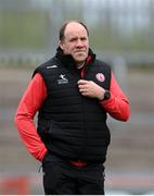15 May 2021; Tyrone joint-manager Feargal Logan before the Allianz Football League Division 1 North Round 1 match between Tyrone and Donegal at Healy Park in Omagh, Tyrone. Photo by Stephen McCarthy/Sportsfile