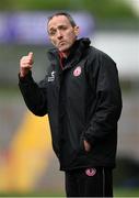 15 May 2021; Tyrone joint-manager Brian Dooher during the Allianz Football League Division 1 North Round 1 match between Tyrone and Donegal at Healy Park in Omagh, Tyrone. Photo by Stephen McCarthy/Sportsfile