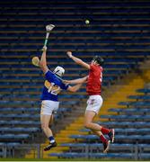 15 May 2021; Niall O'Meara of Tipperary in action against Robert Downey of Cork during the Allianz Hurling League Division 1 Group A Round 2 match between Tipperary and Cork at Semple Stadium in Thurles, Tipperary. Photo by Ray McManus/Sportsfile