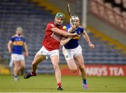15 May 2021; Alan Cadogan of Cork in action against Séamus Kennedy of Tipperary during the Allianz Hurling League Division 1 Group A Round 2 match between Tipperary and Cork at Semple Stadium in Thurles, Tipperary. Photo by Daire Brennan/Sportsfile