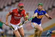 15 May 2021; Alan Connolly of Cork in action against Brian McGrath of Tipperary during the Allianz Hurling League Division 1 Group A Round 2 match between Tipperary and Cork at Semple Stadium in Thurles, Tipperary. Photo by Ray McManus/Sportsfile