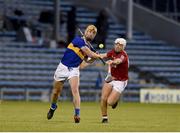 15 May 2021; Barry Heffernan of Tipperary in action against Luke Meade of Cork during the Allianz Hurling League Division 1 Group A Round 2 match between Tipperary and Cork at Semple Stadium in Thurles, Tipperary. Photo by Daire Brennan/Sportsfile