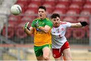 15 May 2021; Jamie Brennan of Donegal in action against Rory Brennan of Tyrone during the Allianz Football League Division 1 North Round 1 match between Tyrone and Donegal at Healy Park in Omagh, Tyrone. Photo by Stephen McCarthy/Sportsfile