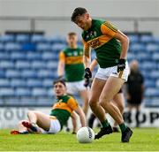 15 May 2021; David Clifford of Kerry on the way to scoring his side's fourth goal, and his third, watched by his brother Paudie, during the Allianz Football League Division 1 South Round 1 match between Kerry and Galway at Austin Stack Park in Tralee, Kerry. Photo by Brendan Moran/Sportsfile