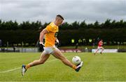 15 May 2021; James McAuley of Antrim during the Allianz Football League Division 4 North Round 1 match between Louth and Antrim at Geraldines Club in Haggardstown, Louth. Photo by Ramsey Cardy/Sportsfile