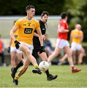 15 May 2021; Conor Stewart of Antrim during the Allianz Football League Division 4 North Round 1 match between Louth and Antrim at Geraldines Club in Haggardstown, Louth. Photo by Ramsey Cardy/Sportsfile