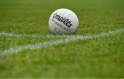 15 May 2021; A general view of a match ball before the Allianz Football League Division 1 South Round 1 match between Kerry and Galway at Austin Stack Park in Tralee, Kerry. Photo by Brendan Moran/Sportsfile