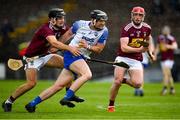 16 May 2021; Patrick Curran of Waterford in action against Aonghus Clarke of Westmeath during the Allianz Hurling League Division 1 Group A Round 2 match between Waterford and Westmeath at Walsh Park in Waterford. Photo by Seb Daly/Sportsfile