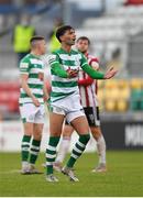 15 May 2021; Danny Mandroiu of Shamrock Rovers during the SSE Airtricity League Premier Division match between Shamrock Rovers and Derry City at Tallaght Stadium in Dublin. Photo by Seb Daly/Sportsfile