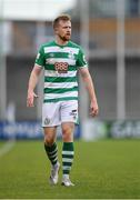 15 May 2021; Sean Hoare of Shamrock Rovers during the SSE Airtricity League Premier Division match between Shamrock Rovers and Derry City at Tallaght Stadium in Dublin. Photo by Seb Daly/Sportsfile