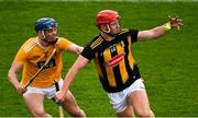 16 May 2021; Adrian Mullen of Kilkenny in action against Gerard Walsh of Antrim during the Allianz Hurling League Division 1 Group B Round 2 match between Kilkenny and Antrim at UPMC Nowlan Park in Kilkenny. Photo by Brendan Moran/Sportsfile