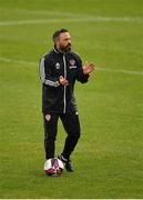 15 May 2021; Derry City coach Raffaele Cretaro before the SSE Airtricity League Premier Division match between Shamrock Rovers and Derry City at Tallaght Stadium in Dublin. Photo by Seb Daly/Sportsfile