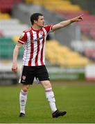 15 May 2021; Ciarán Coll of Derry City during the SSE Airtricity League Premier Division match between Shamrock Rovers and Derry City at Tallaght Stadium in Dublin. Photo by Seb Daly/Sportsfile