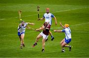 16 May 2021; Killian Doyle of Westmeath in action against Ian Kenny, left, and Billy Power of Waterford during the Allianz Hurling League Division 1 Group A Round 2 match between Waterford and Westmeath at Walsh Park in Waterford. Photo by Seb Daly/Sportsfile
