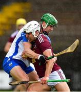 16 May 2021; Robbie Greville of Westmeath in action against Michael Kiely of Waterford during the Allianz Hurling League Division 1 Group A Round 2 match between Waterford and Westmeath at Walsh Park in Waterford. Photo by Seb Daly/Sportsfile