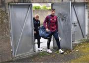 16 May 2021; Galway hurler Adrian Tuohy arrives for the Allianz Hurling League Division 1 Group A Round 2 match between Galway and Limerick at Pearse Stadium in Galway. Photo by Piaras Ó Mídheach/Sportsfile