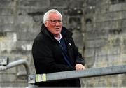 16 May 2021; Pat Spillane watching the Allianz Hurling League Division 1 Group B Round 2 match between Clare and Wexford at Cusack Park in Ennis, Clare. Photo by Ray McManus/Sportsfile