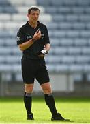 15 May 2021; Referee Paud O'Dwyer during the Allianz Hurling League Division 1 Group B Round 2 match between Laois and Dublin at MW Hire O'Moore Park in Portlaoise, Laois. Photo by Eóin Noonan/Sportsfile