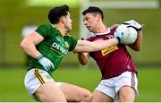 16 May 2021; Ronan O'Toole of Westmeath is tackled by Seamus Lavin of Meath during the Allianz Football League Division 2 North Round 1 match between Meath and Westmeath at Páirc Tailteann in Navan, Meath. Photo by Ramsey Cardy/Sportsfile