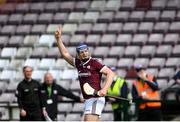 16 May 2021; Joe Canning of Galway celebrates scoring a late point during the Allianz Hurling League Division 1 Group A Round 2 match between Galway and Limerick at Pearse Stadium in Galway. Photo by Piaras Ó Mídheach/Sportsfile