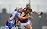 16 May 2021; Jack Fagan of Waterford in action against Aonghus Clarke, behind, and Shane Clavin of Westmeath during the Allianz Hurling League Division 1 Group A Round 2 match between Waterford and Westmeath at Walsh Park in Waterford. Photo by Seb Daly/Sportsfile