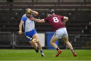 16 May 2021; Mikey Kearney of Waterford in action against Cormac Boyle of Westmeath during the Allianz Hurling League Division 1 Group A Round 2 match between Waterford and Westmeath at Walsh Park in Waterford. Photo by Seb Daly/Sportsfile
