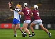 16 May 2021; Billy Power of Waterford in action against Shane Clavin, 7, and Robbie Greville of Westmeath during the Allianz Hurling League Division 1 Group A Round 2 match between Waterford and Westmeath at Walsh Park in Waterford. Photo by Seb Daly/Sportsfile