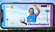 18 May 2021; Lidl ambassador Carla Rowe of Dublin pictured to mark the launch of the 2021 Lidl Ladies National Football Leagues. Lidl and the LGFA have teamed up to announce that they will be live-streaming 50 games from the 2021 competition. Allied to TG4’s live coverage, all 60 games in the 2021 Lidl National Leagues will be available to viewers in Ireland and around the world live and for free. Visit page.inplayer.com/lidlnfl for full details. Photo by Sam Barnes/Sportsfile