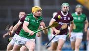 16 May 2021; Brian O’Grady of Limerick in action against Padraic Mannion of Galway during the Allianz Hurling League Division 1 Group A Round 2 match between Galway and Limerick at Pearse Stadium in Galway. Photo by Piaras Ó Mídheach/Sportsfile