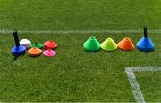 8 May 2021; Cones on the sideline before the Allianz Hurling League Division 1 Group B Round 1 match between Dublin and Kilkenny at Parnell Park in Dublin. Photo by Piaras Ó Mídheach/Sportsfile