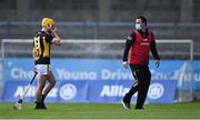 8 May 2021; Richie Leahy of Kilkenny leaves the pitch to receive medical attention for an injury during the Allianz Hurling League Division 1 Group B Round 1 match between Dublin and Kilkenny at Parnell Park in Dublin. Photo by Piaras Ó Mídheach/Sportsfile