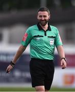 14 May 2021; Referee Paul McLaughlin during the SSE Airtricity League Premier Division match between Drogheda United and St Patrick's Athletic at Head in the Game Park in Drogheda, Louth. Photo by Ben McShane/Sportsfile