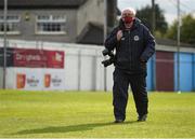 14 May 2021; Drogheda United photographer Larry McQuillan before the SSE Airtricity League Premier Division match between Drogheda United and St Patrick's Athletic at Head in the Game Park in Drogheda, Louth. Photo by Ben McShane/Sportsfile