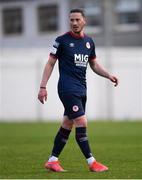 14 May 2021; Ronan Coughlan of St Patrick's Athletic during the SSE Airtricity League Premier Division match between Drogheda United and St Patrick's Athletic at Head in the Game Park in Drogheda, Louth. Photo by Ben McShane/Sportsfile