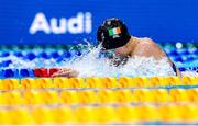 18 May 2021; Mona McSharry of Ireland competes in the heats of the women's 100m breaststroke event during day 9 of the LEN European Aquatics Championships at the Duna Arena in Budapest, Hungary. Photo by Marcel ter Bals/Sportsfile