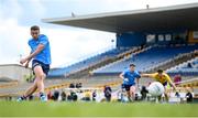 16 May 2021; Cormac Costello of Dublin shoots to score his side's first goal, a penalty, during the Allianz Football League Division 1 South Round 1 match between Roscommon and Dublin at Dr Hyde Park in Roscommon. Photo by Stephen McCarthy/Sportsfile