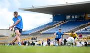 16 May 2021; Cormac Costello of Dublin shoots to score his side's first goal, a penalty, during the Allianz Football League Division 1 South Round 1 match between Roscommon and Dublin at Dr Hyde Park in Roscommon. Photo by Stephen McCarthy/Sportsfile