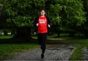 20 May 2021; Brian Maher proves he Can’t Stop Now by running for 24 hours in aid of Special Olympics Ireland starting at the Hole In The Wall Pub in Dublin. Photo by Harry Murphy/Sportsfile